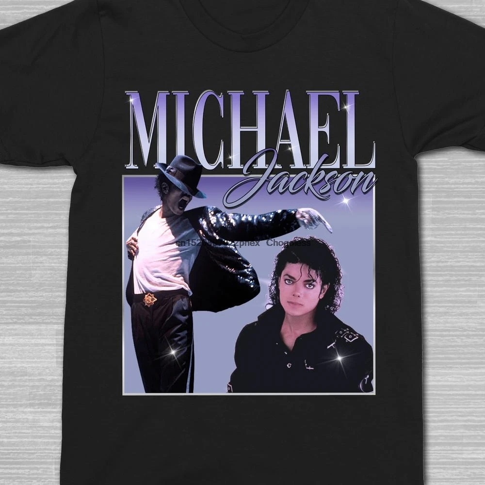 Рубашка Micheal Jackson в стиле 90-х винтажная с круглым вырезом подарок мужчине женщине