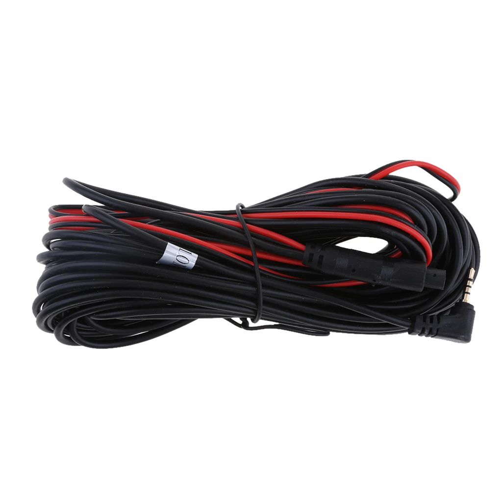 Universal 10M/32Ft Car RCA Video Extension Cable 4 Pin To 2.5mm fits For Car Rear View Backup Camera Easy Use  