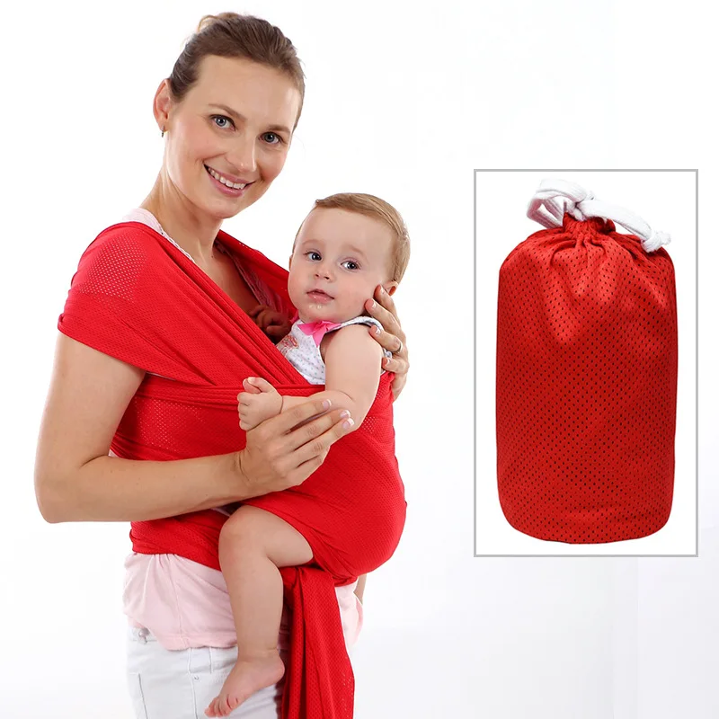 

EGMAOBABY Baby Carrier Sling Newborns Infant Baby Kangaroo Breathable Cloth Wrap Hipseat Hip Seat Breastfeed Nursing Cover Scarf