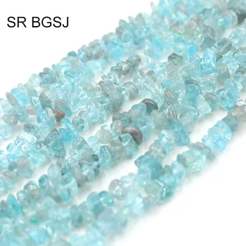 

Free Shipping 7-8mm Freeform Kyanite Chips DIY Natural Blue Stone Beads Jewelry Making 34"