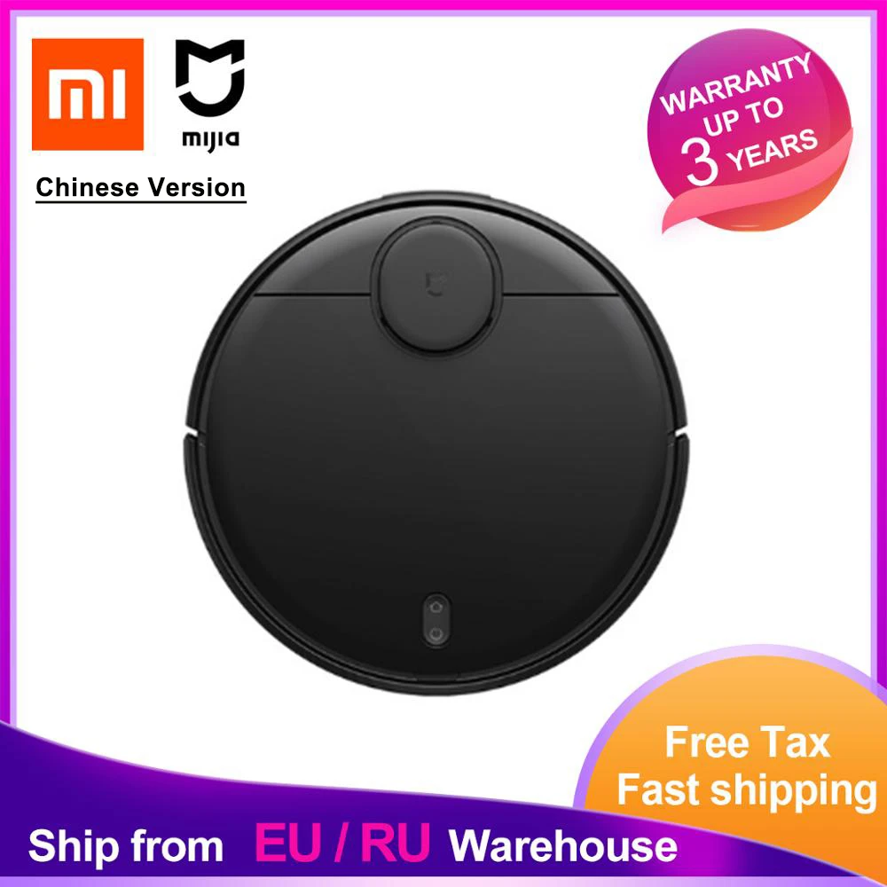 US $253.90 Original Xiaomi Mijia STYTJ02YM Robot 2in1 Vacuum Cleaner Mi Aspirateur 2100pa Wifi Smart Planned Clean Mi Home App CN Version