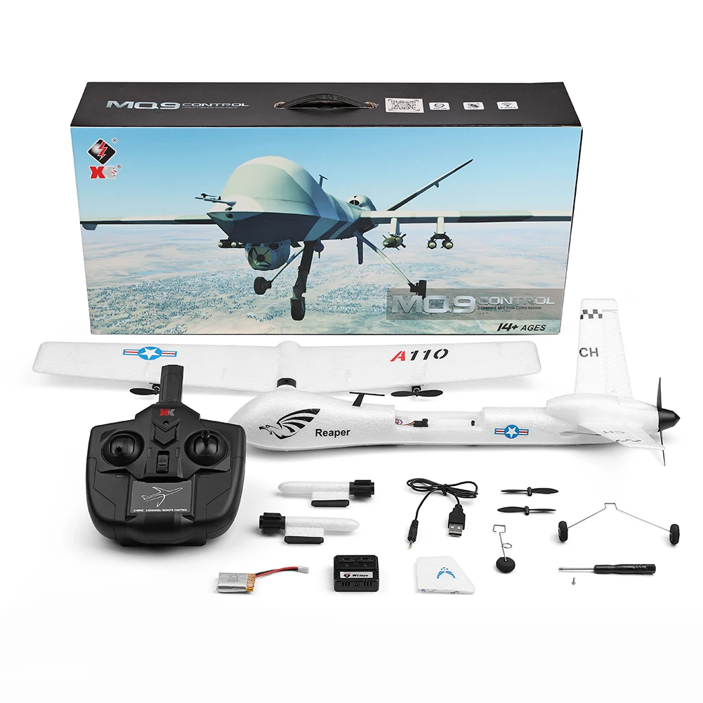 

Toys RC Drone Airplane Remote-controlled RTF Model 2.4G Six-axis DIY EPP Multicopter Multi-functional 3 Channels Professional