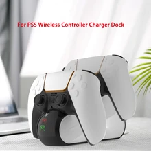 Dualsense Charging Dock Station Cradle Voor PS5 Draadloze Controller Dual Charger Met Led Indicator Usb Lading