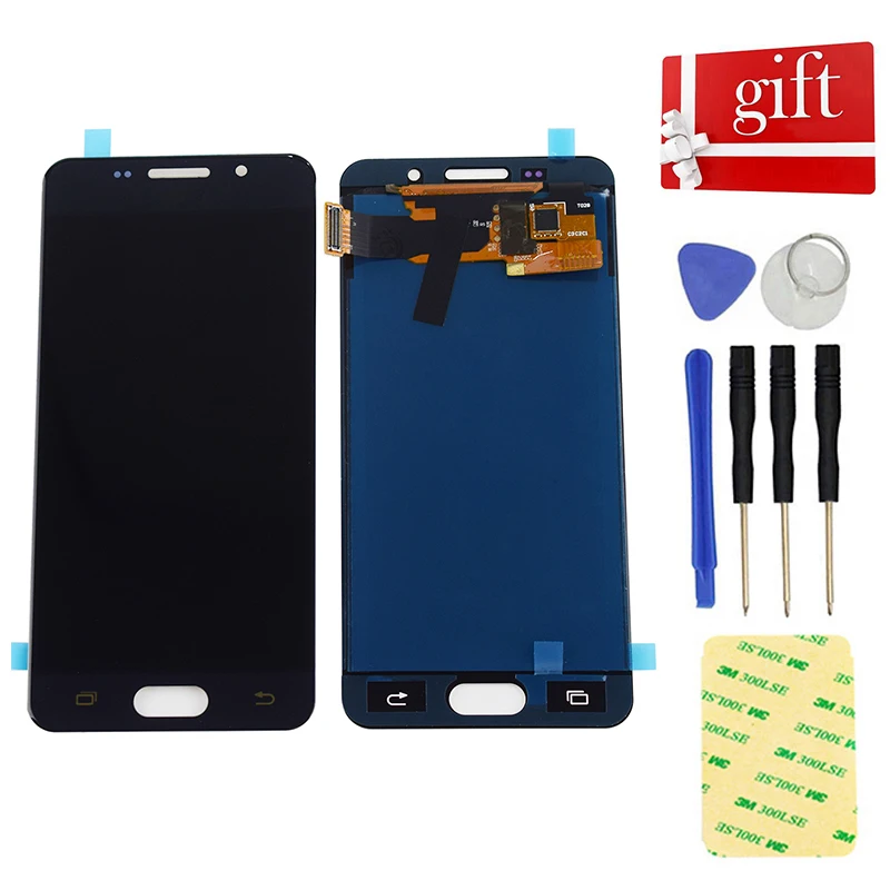 ЖК-дисплей для Samsung Galaxy A3 2016 A310 lcd A310F A310H A310M A310Y экран модуль сенсорный дигитайзер