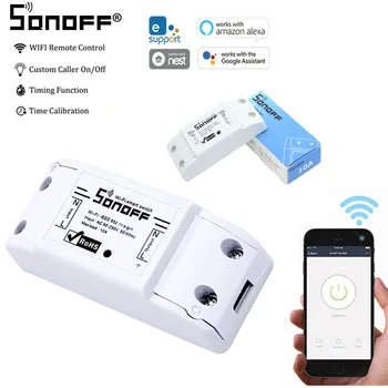 

SONOFF Basic Wifi Switch For Alexa Google Home Timer 10A/2200W Wireless Remote Switch Smart Automation Module Smart Home Basic