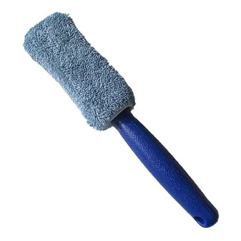 

New Car Wheel Brush Window Rims Tire Washing Brush Car Wheel Rim Brush Washing Tool Microfiber Long Handle Tire Brush