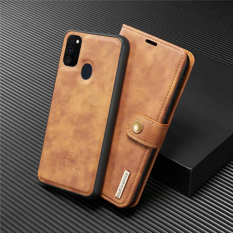 Luxury Case for Samsung Galaxy M30S Phone Case Leather Flip Case Coque Hoesje Capa Wallet Cover Shell 360 Shockproof Kickstand