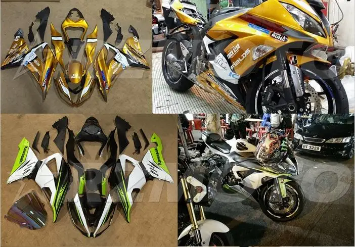 Мотоциклетный обтекатель abs комплект для ухода за кожей kawasaki Ninja ZX6R 636 2013 корпусные детали пресс-форм ACEKITS Магазин № 0194