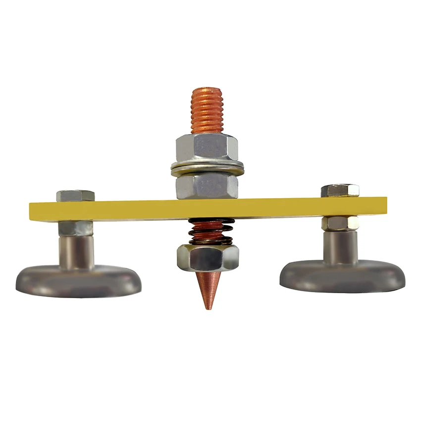 Double Head Strong Magnetic Ground Clamp Connector with Conductive Rod Stud Welder for Welding Machine Auto Repair | Инструменты
