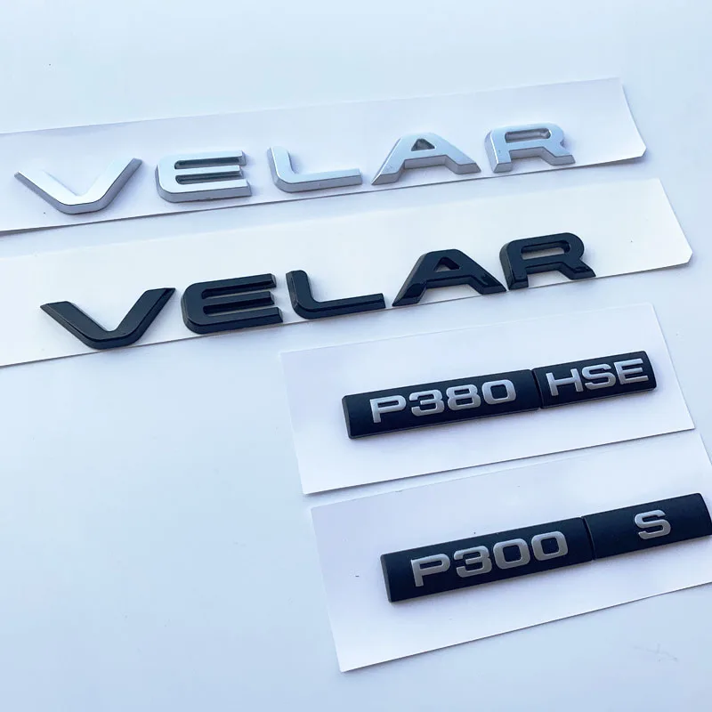 P250 P300 P380 P400e D180 D240 D300 S SE HSE Эмблема для Range Rover VELAR Letter Стайлинг автомобиля стикер