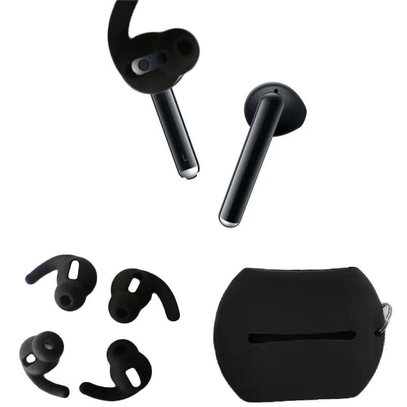 Для huawei freebuds3 2 пары+ 1 крышка амбушюры чехол для наушников силиконовый чехол для ушных вкладышей наушники-вкладыши анти-линяющие наушники