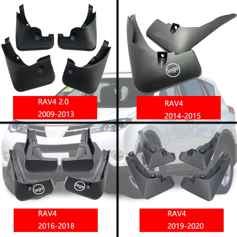 

For Toyota RAV4 mudguards RAV4 2.0 Mud flaps 2.4 splash guards toyota rav4 car fenders car accessories auto styling 2003-2020