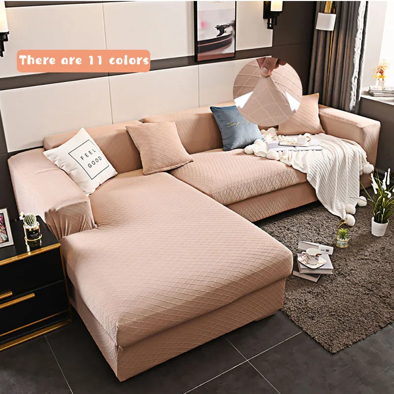 

Meijuner 2020 New Non-slip Sofa Cover Solid Color Plaid Sofa Cover Sofa Cushion Stretch Sofa Towel Lazy Sofa Cover MJ428