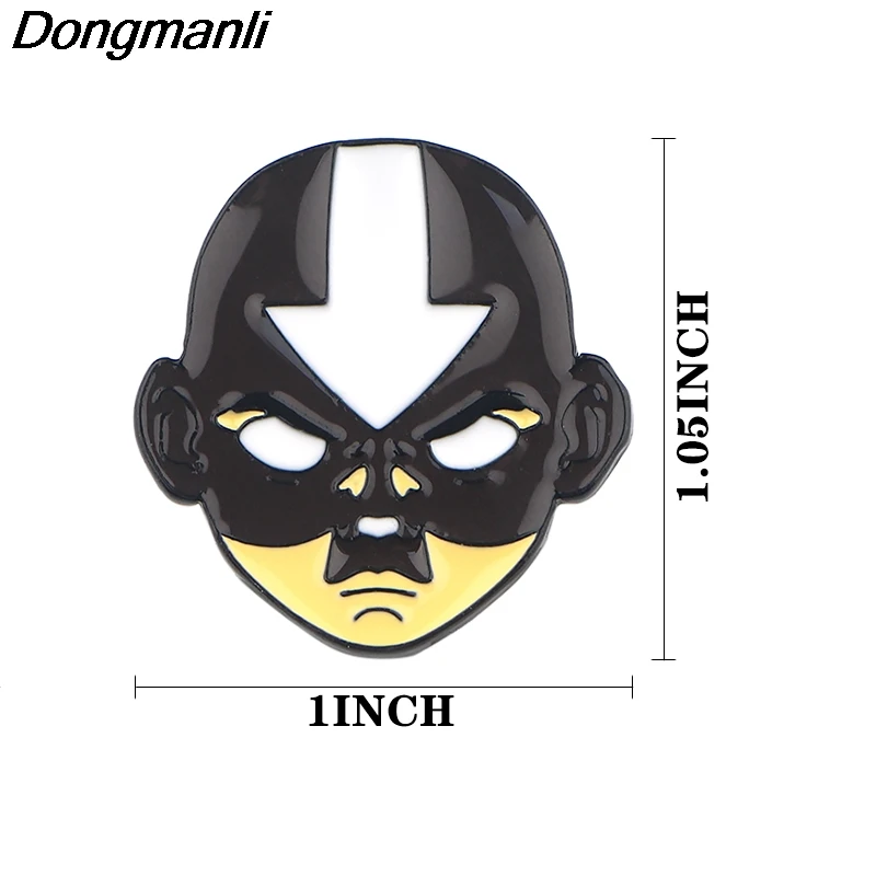 P4243 Dongmanli Аватар: Последний Airbender эмалированные булавки и броши для женщин модные нагрудные булавки рюкзак сумки значок подарки
