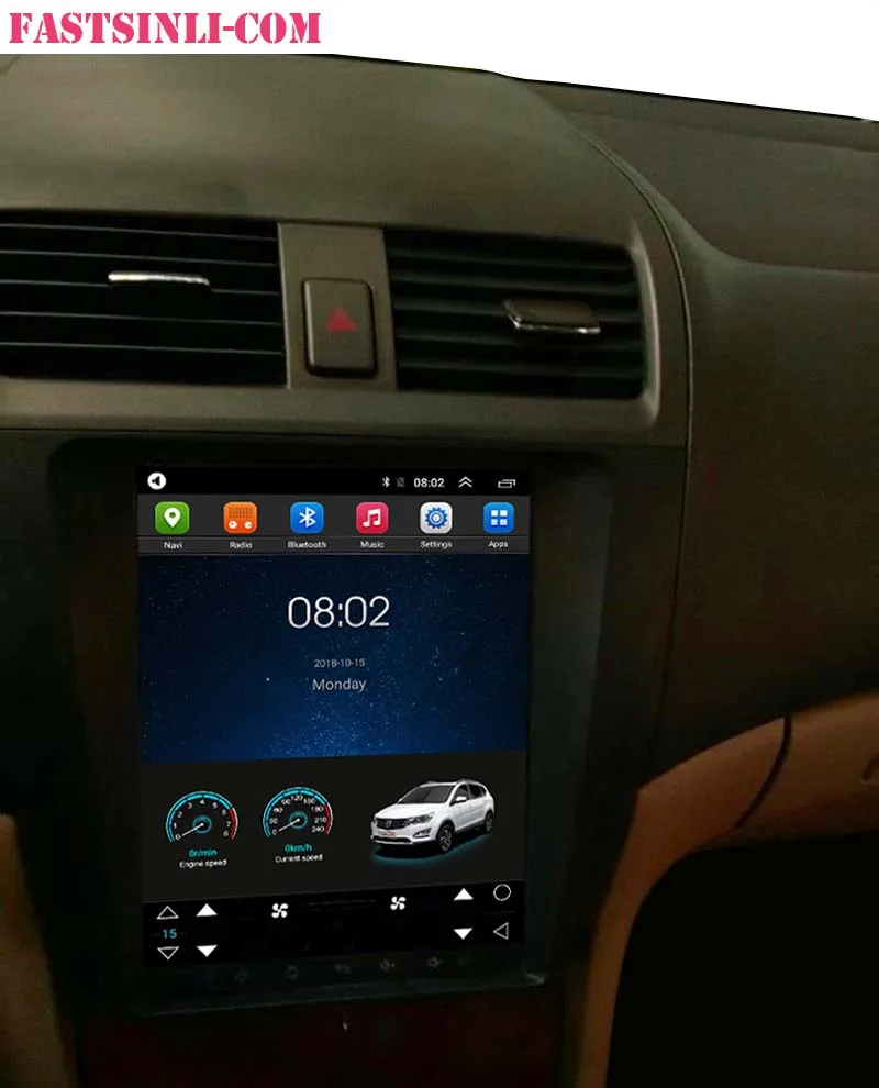 CarPlay Tesla стиль автомобиля радио Мультимедиа Android 9,0 для Honda Accord 7 2003-2007 автомобильный dvd аудио стерео плеер gps навигация RDS