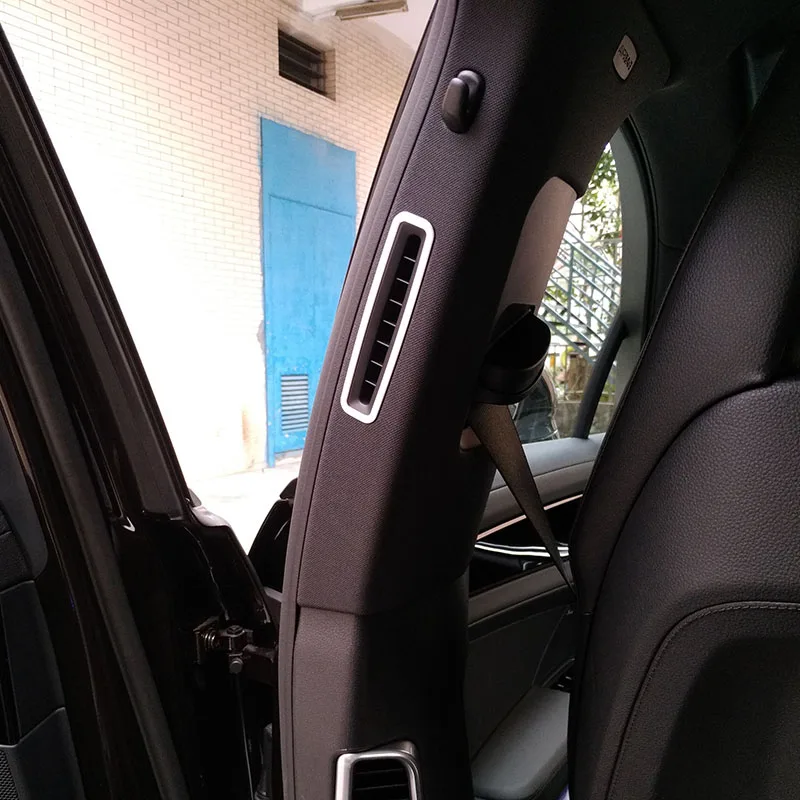 Автомобильный Стайлинг B-Pillar кондиционер вентиляционная рамка декоративная наклейка Накладка для Porsche Panamera-19 аксессуары для интерьера