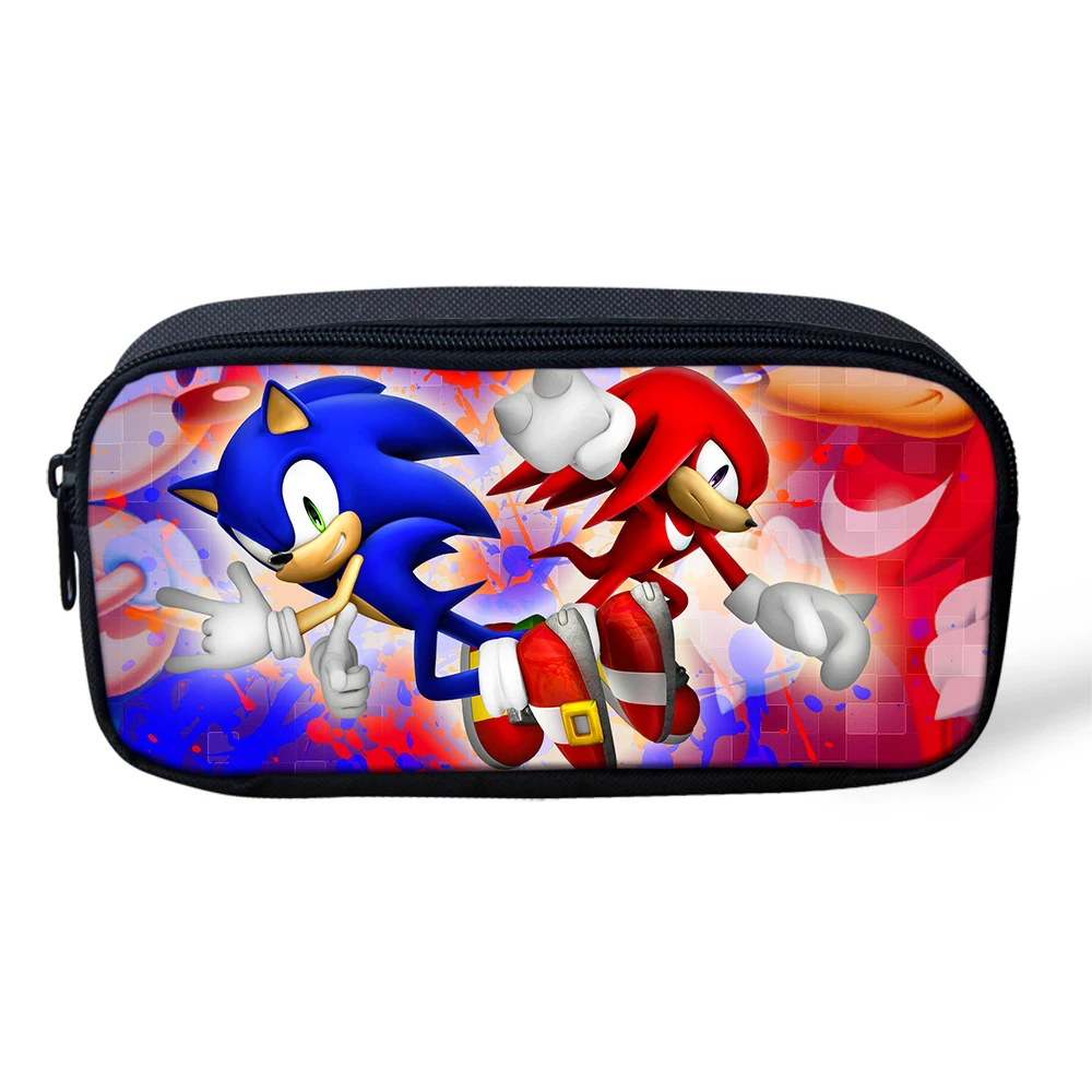 Sonic The Hedgehog, Студенческая сумка-карандаш для девочек и мальчиков-подростков, коробка для ручек и карандашей, детские школьные принадлежности, канцелярские принадлежности, коробка для хранения - Цвет: CDGX2067K