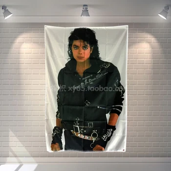 

"Michael Jackson" Big size rock band Sign retro poster 56X36 inches HD Banners Flags cloth art Living room decor