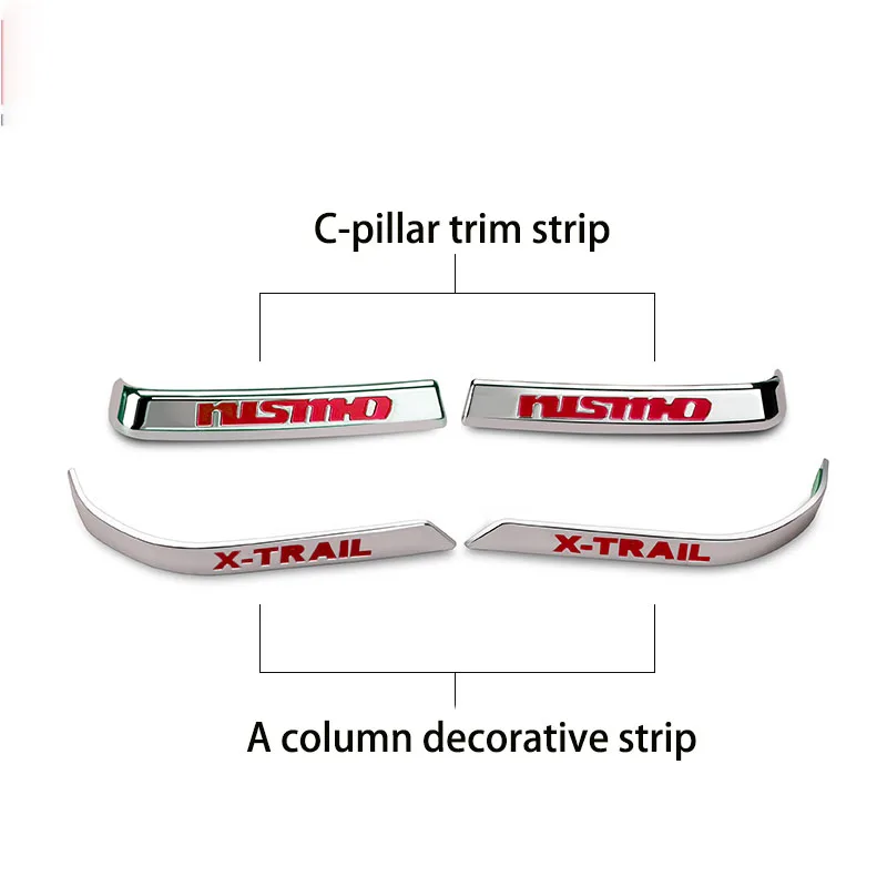 Для Nissan X trail T32 X-trail- AC колонки декоративные треугольные оконные колонки декоративные полосы яркое украшение автомобиля