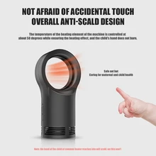 Умный нагреватель Настольный кожаный Нагреватель мини электрический обогреватель ультра-тихий портативный бытовой нагреватель горячего воздуха