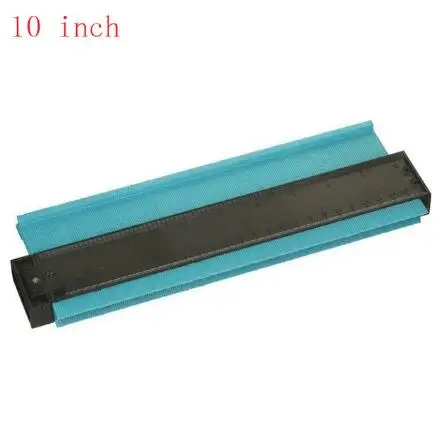 10 inch Green Пластиковый измерительный прибор, контурный профиль, копировальный прибор, Дубликатор, Стандартный, 5 ширина, инструмент для маркировки древесины, плиточный ламинат, плитки, общие инструменты - Цвет: 10 inch Green