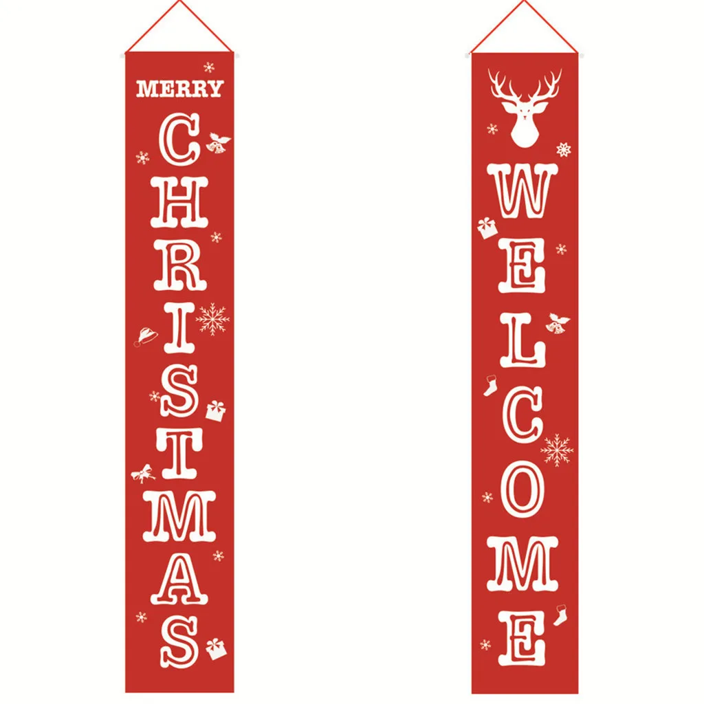 Счастливого Рождества крыльцо знак декоративный дверной баннер рождественские украшения для дома подвесные рождественские украшения Navidad