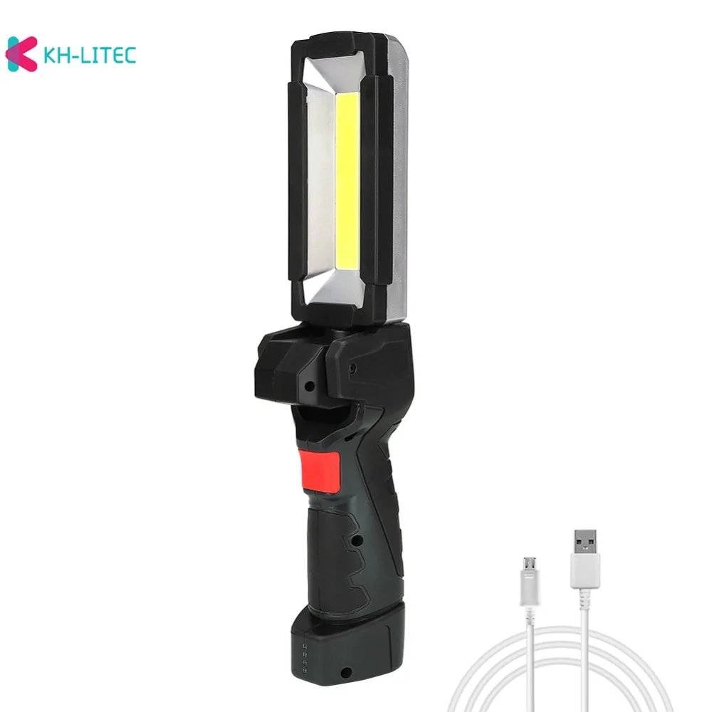 5-Modes-LED-Work-Light-COB-Flashlight-Lantern-Built-in-Recharge-Battery-Portable-Torch-360-Degree-Rotate-Magnet-Camping-Hunting-Light