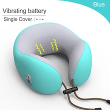 Спальный домашний офис портативный Электрический терапия отдыха сна подголовник Многофункциональный шеи поддержка вождения U форма Массажная подушка