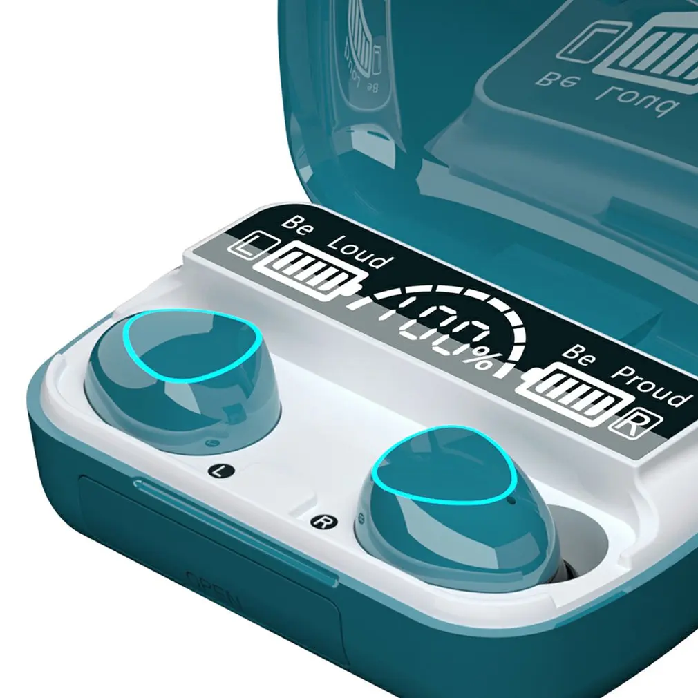 dwaterproof água fones led display digital com microfone