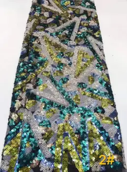 

nice looking feather embroidery tulle mesh lace fabric David-9.5805 with good quality for party dress