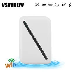 VSVABEFV – routeur Wifi 4G Portable 150Mbps Cat4, point d'accès Mobile, avec emplacement pour carte Sim, batterie 2100mAh, pour 10 utilisateurs 
