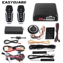 EASYGUARD app control IOS Android 4G 3G 2G keyless entry system engine start stop remote engine start GPS GSM security system