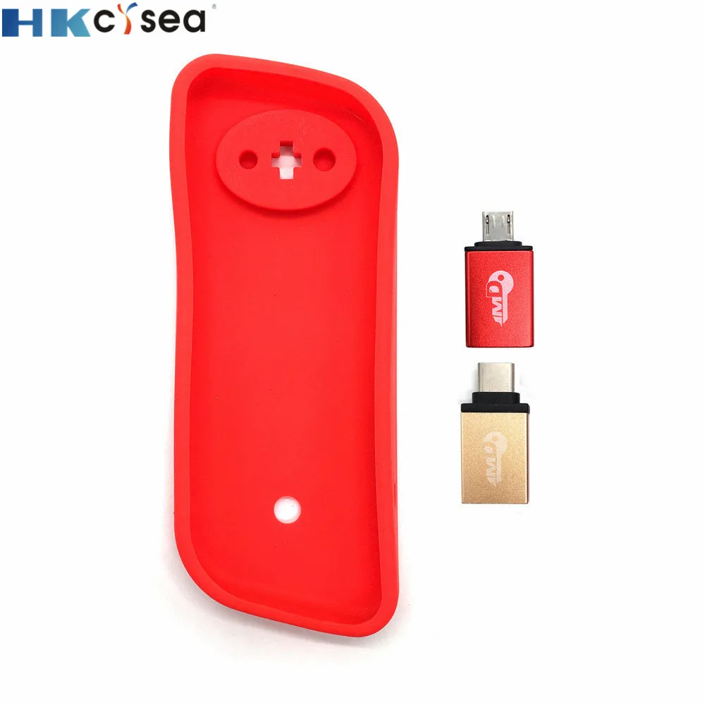 

HKCYSEA Silicone Case Backup Cover for Handy Baby 2 Package Come With 2pcs OTG USB Adapter(no Handy Baby II )