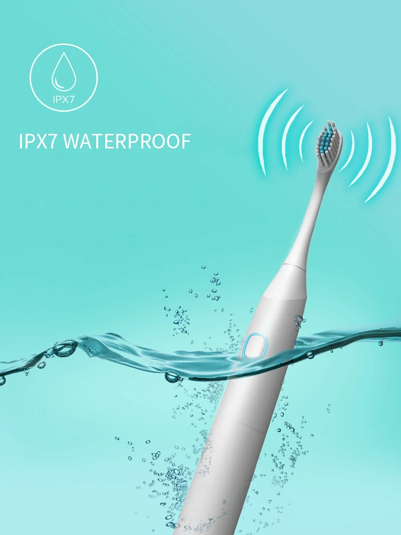 Aokitec Electric Sonic Toothbrush 50% OFF Replacement Heads Battery Automatic Waterproof Tooth Brush Deep Cleaning Oral Hygiene Aokitec Electric Sonic Toothbrush 50% OFF Replacement Heads Battery Automatic Waterproof Tooth Brush Deep Cleaning Oral Hygiene