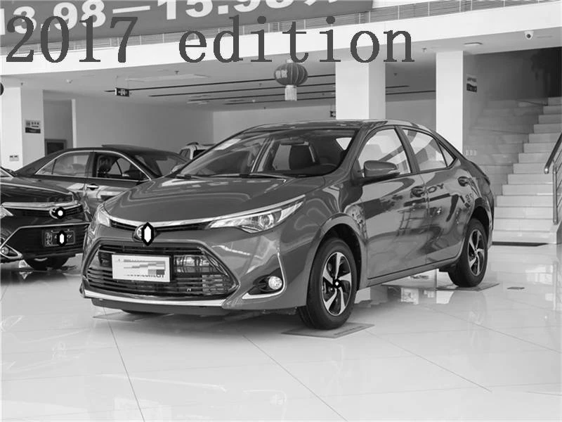 Автомобильная Экипировка для интерьера, прочная автомобильная хромированная отделка, яркие блестки, защита, отделка 14 15 16 17 18 для Toyota Lewin