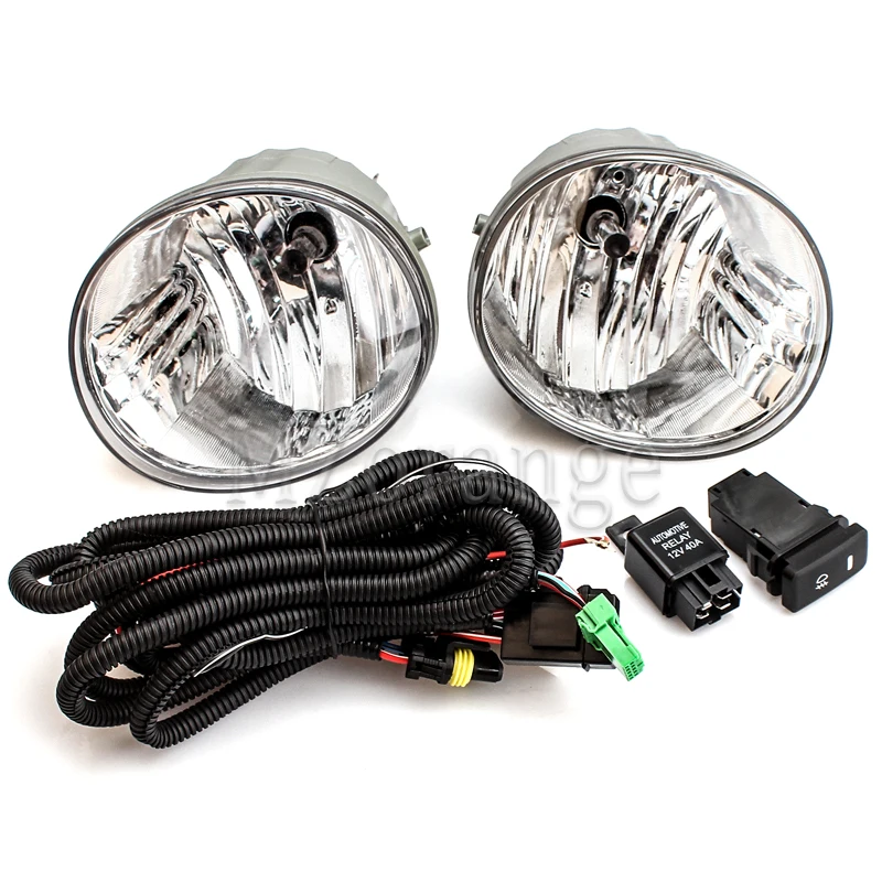 L and R Halogen wire Противотуманный светильник s для Toyota RAV4 2004 2005 головной светильник s головной светильник противотуманный светильник для Lexus светодиодные галогенные Противотуманные лампы головной светильник s DRL противотуманный светильник s - Цвет: L and R Halogen wire