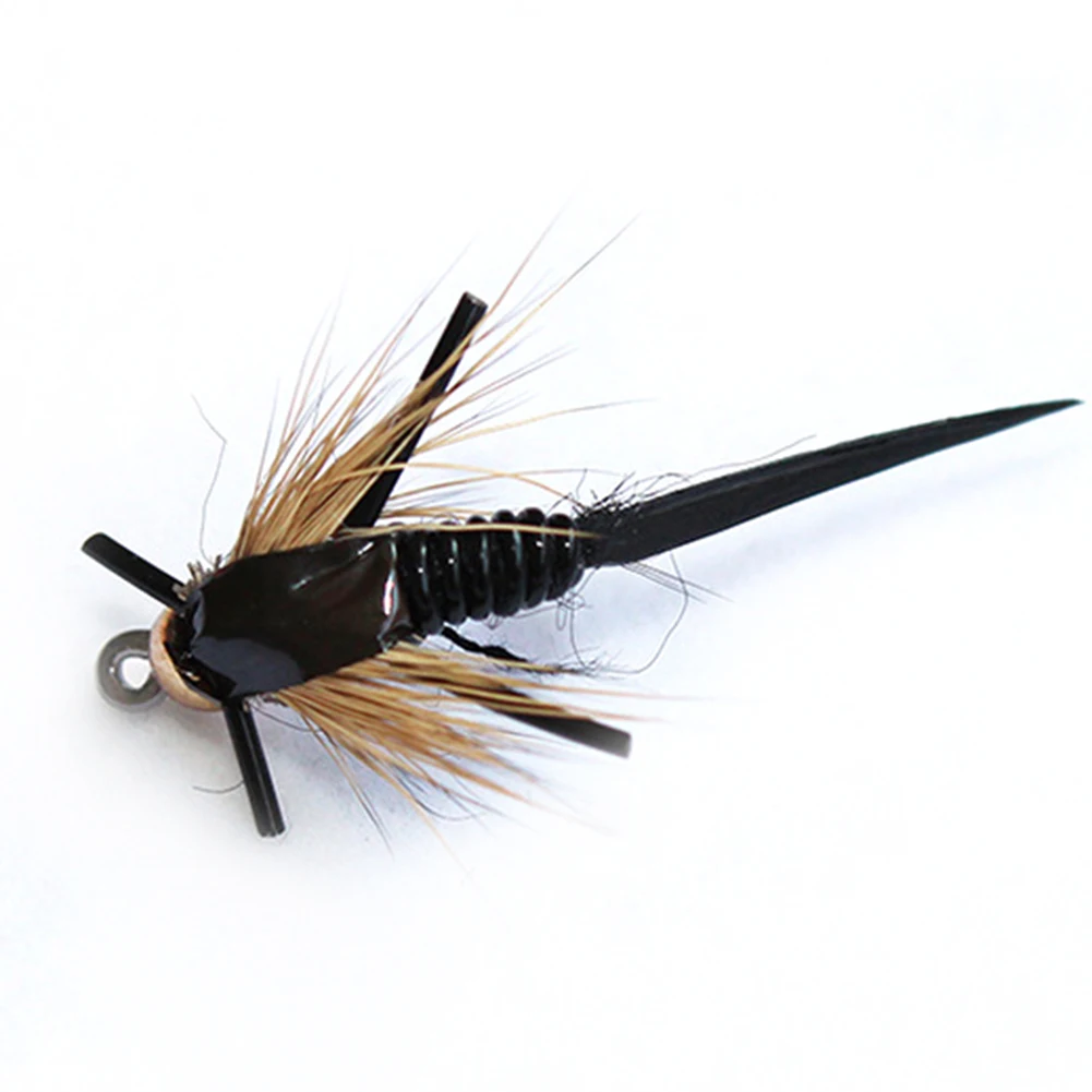 40Pcs Mini Fishing Artificial Lifelike Lure Moth Trout Dry Fly Shaped Crank Bait Insect Flies Hook Tackle