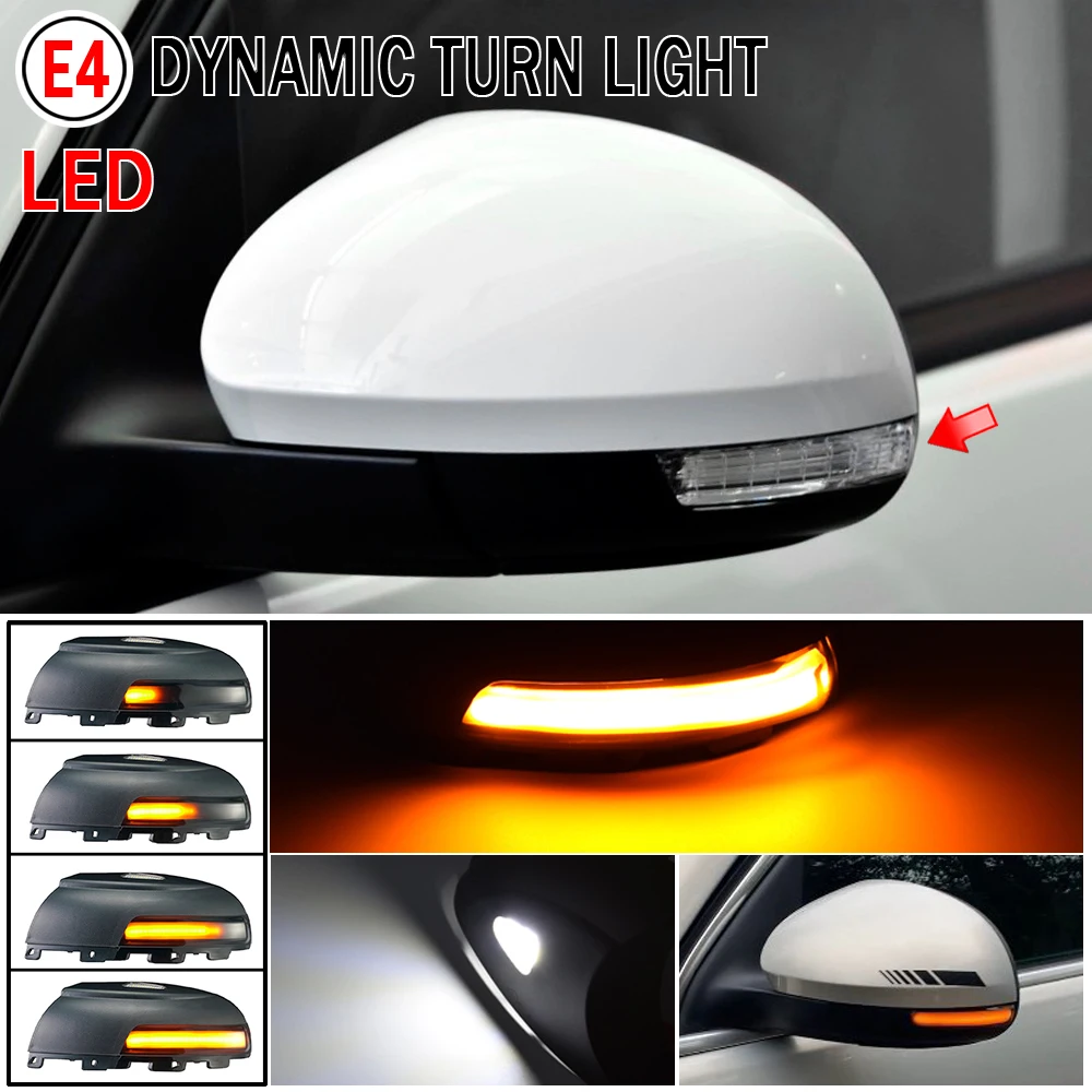 Dynamic Turn Signal+puddle lights for VW Tiguan MK1 5n 20072016 light
