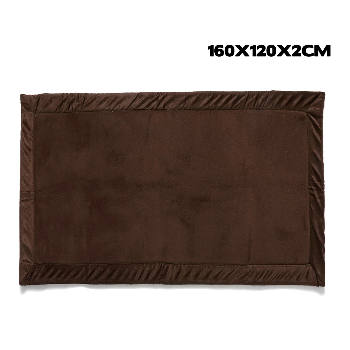 Напольный коврик татами, детский игровой коврик из кораллового флиса, декор для гостиной, спальни, нескользящий, не выцветает, прочный, мягкий, 4 цвета - Цвет: Коричневый