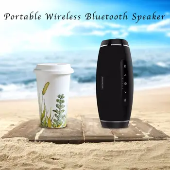 

Wireless Bluetooth Speaker Portable colume Stereo Super Bass Subwoofer Sound Box Waterproof FM Radio USB Mp3 Music Boombox H27