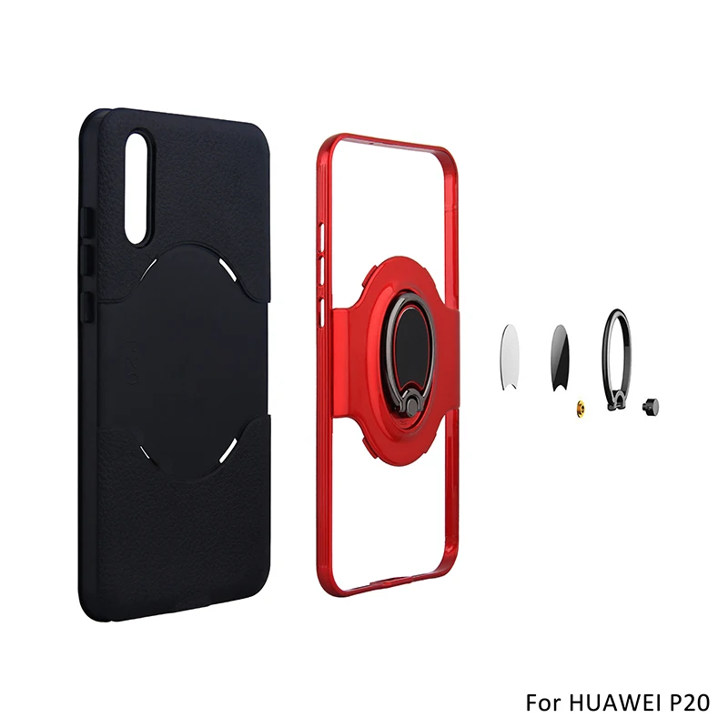 Чехол Etui Capinha с кольцом-держателем для пальца с защитой от падения для huawei P20 Pro Lite P30 Pro Lite, чехол с магнитным креплением для автомобиля
