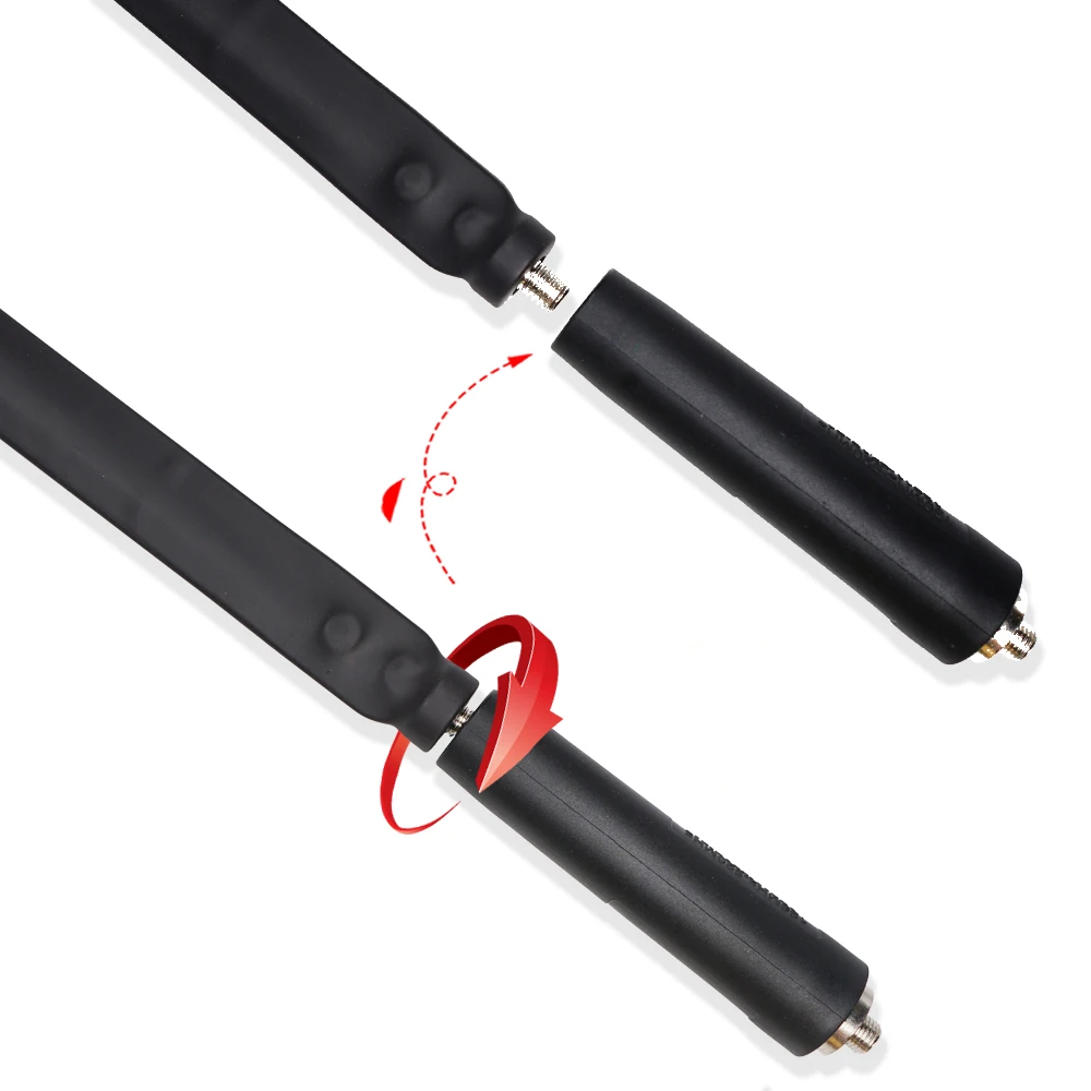 Baofeng UV-9R plus Складная тактическая антенна двухдиапазонная VHF/UHF 144/430MHz армейская антенна для uv-9r plus UV-9R водонепроницаемое Любительское радио