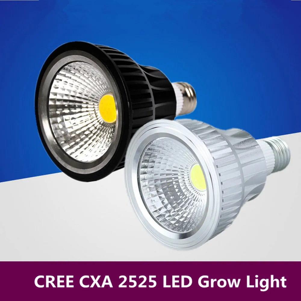 E27 CREE CXA 2525 Светодиодная лампа для выращивания светло-3/5/7/15 W COB CREE phytolamp Высокий люмен 5000Lm с 75-200 см лампа напольная подставка для Крытый расти