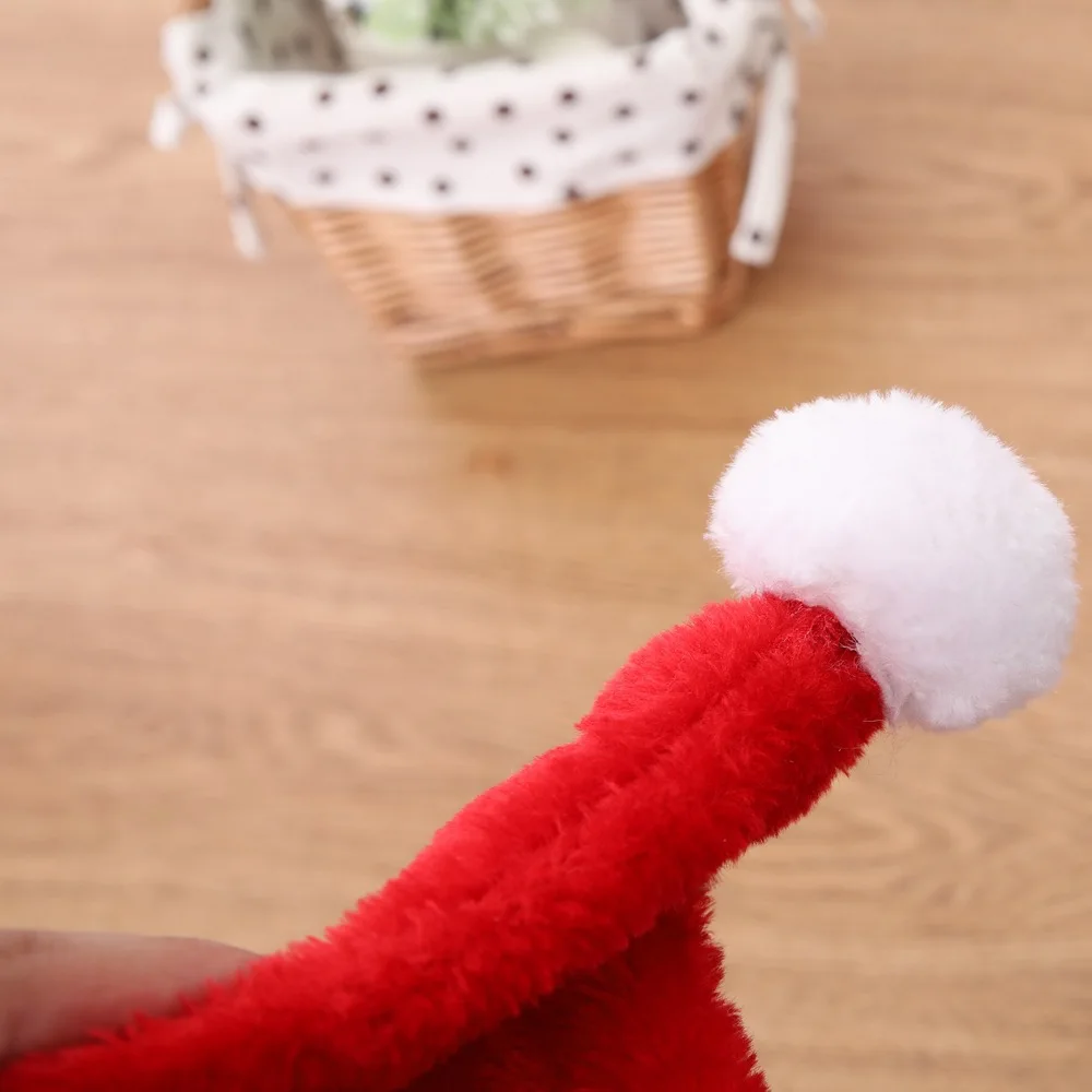 Christmas Hat for Adults Children Santa Hats Party Cap Santa Claus Christmas Ornaments New Year Xmas Party Props Decoration