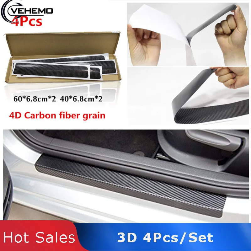 

Vehemo 3D Car Protective Sticker Car Scuff Protective Sill Cover For Toyota Camry Corolla RAV4 ViosVitz Prius Avensis volkswagen