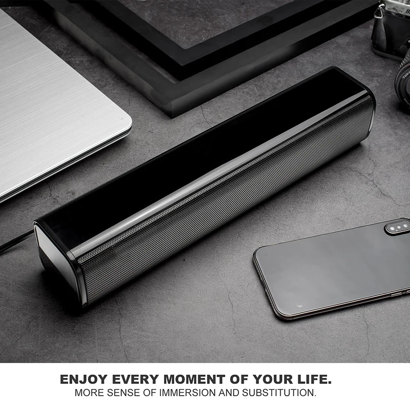 Мини Саундбар длинная полоса сабвуфер динамик для ПК ТВ Настольный Ноутбук