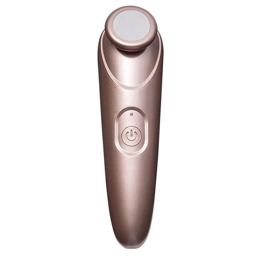 Facial Massager Plasma Beauty Instrument Lifting Warm Massage Face Cleaning Toning Firming Skin Care Beauty Machine - Color: gold