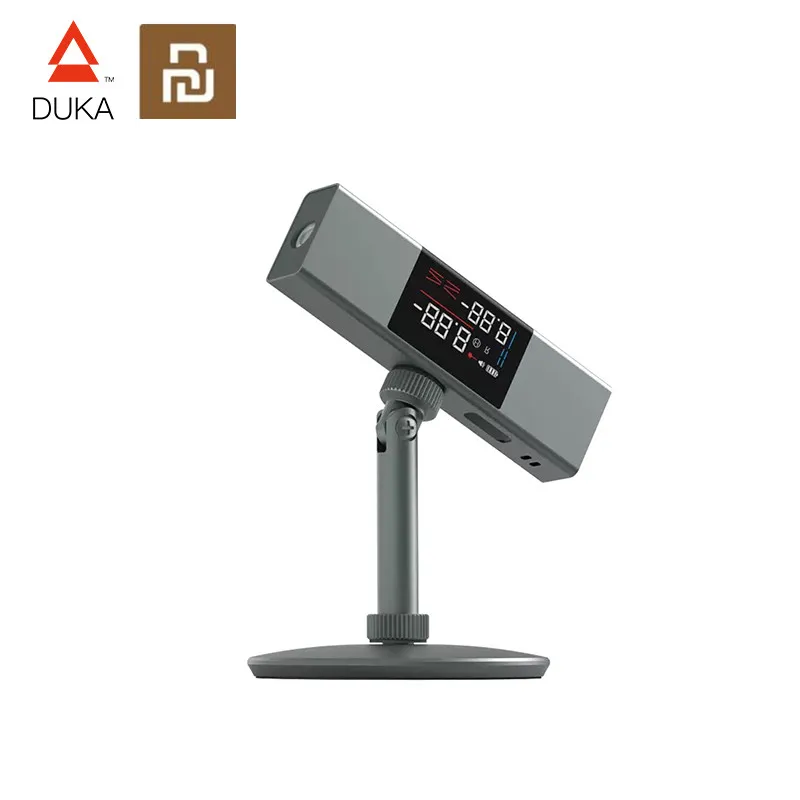 DUKA LI1 Laser Protractor Digital Inclinometer Angle Measure 2 in 1 Laser Level Ruler Type-C Charging Measurement for home