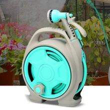 Мойка для автомобиля, мини портативный садовый шланг, катушка, тележка с распылителем воды, набор, сельскохозяйственный дом, сад, корзина для хранения, шланг