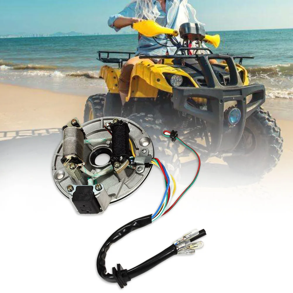 90cc 110cc 125cc Замена грязи велосипед катушка зажигания Quad Go Kart пикап ATV прочный питбайк Профессиональный МАГНЕТО СТАТОР пластина